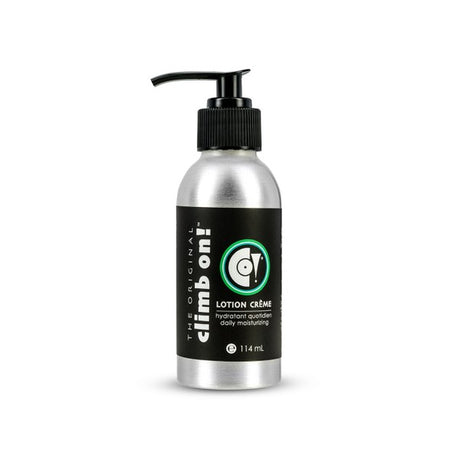 Pump bottle of the original climb on lotion cream