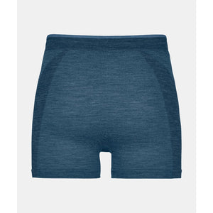 Back view of Ortovox 230 competition boxers in blue colour