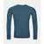 Back view of men's petrol blue Ortovox 230 Competition Long Sleeve