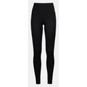 Front view of women's Ortovox 230 Competition Long Pants in 'black raven' colour