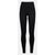 Front view of women's Ortovox 230 Competition Long Pants in 'black raven' colour