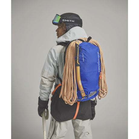 Rope attachment detail of Ortovox avalanche pack