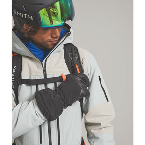 Handle detail of Ortovox avabag litric tour 40 avalanche pack