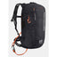 Back view of black Ortovox avabag litric zero 27 avalanche pack