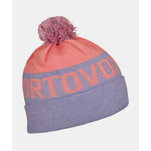 Ortovox Bobble Knit Beanie in blossom colour