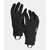 Men's Ortovox Fleece Light gloves in black raven colour