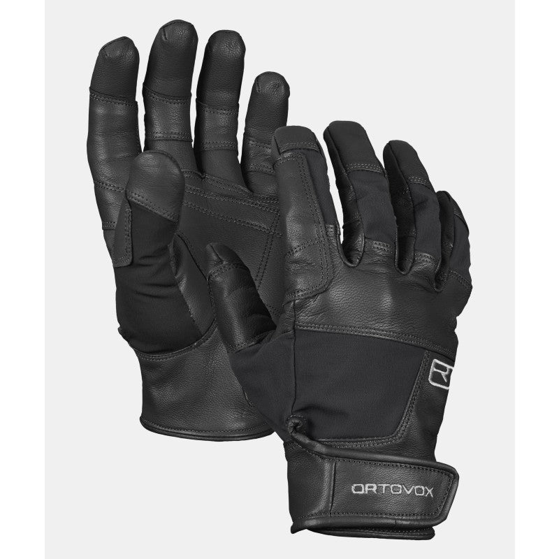 Black raven ortovox mountain guide gloves