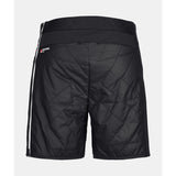 Back view of women's black Ortovox Piz Boe insulated shorts