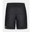 Front view of women's black Ortovox Piz Boe insulated shorts