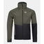 Front view of men's Ortovox Punta Berrino Hooded Jacket in 'dark wild herbs' colour
