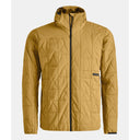 Front view of men's yellow Ortovox ravine metawool 90 jacket