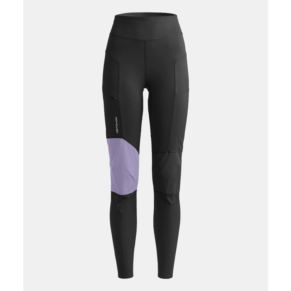 Front view of women's ortovox seceda tights