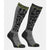 Men's Ortovox Ski Tour Comp Long Socks in black raven colour