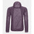 Back view of women's Ortovox Swisswool Piz Boe jacket in wild berry colour