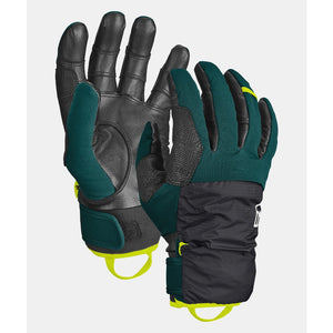 Men's Ortovox Tour Pro Cover gloves in dark pacific colour