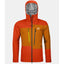 Men's Ortovox 3L Deep Shell Jacket hot orange