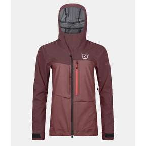Women's Ortovox 3L Ravine Shell Jacket mountain rose