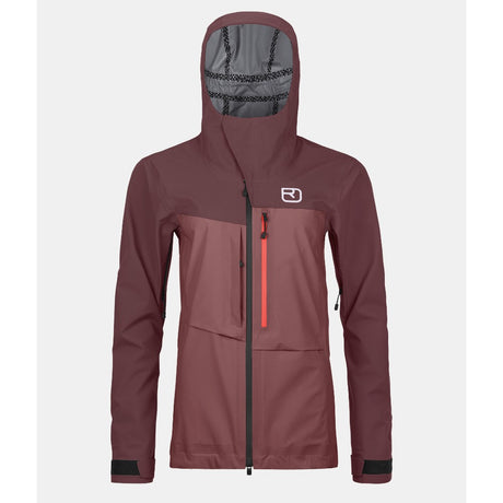 Women's Ortovox 3L Ravine Shell Jacket mountain rose