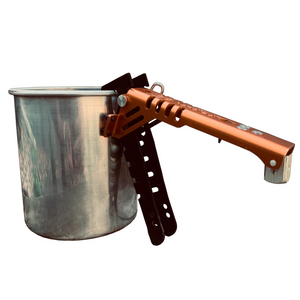 Outdoor Element Handled Pot Gripper & Fuel Recycle Tool