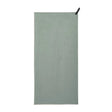 PackTowl personal towel in sage colour