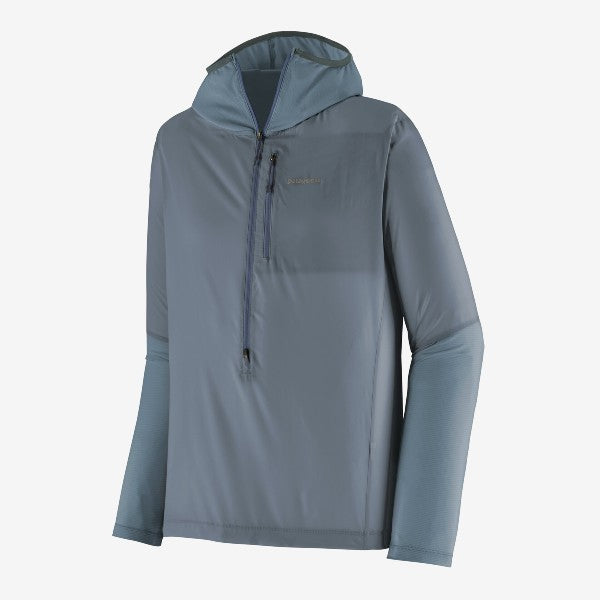 Patagonia men's airshed pro pullover jacket in utility blue