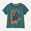 Kids' patagonia graphic t-shirt, wetland blue