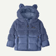 Baby's blue Patagonia Hi-Loft furry friends jacket