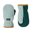 Pair of green/blue patagonia baby pita pocket mittens