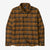 Men's Patagonia Canyonite Flannel Shirt in Shelter Brown colour