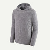 Men's patagonia capilene cool hoody in grey