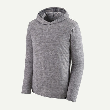 Men's patagonia capilene cool hoody in grey