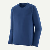 Men's blue Patagonia Capilene thermal crew long sleeve