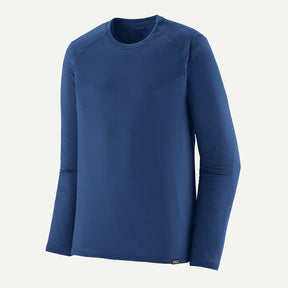 Men's blue Patagonia Capilene thermal crew long sleeve