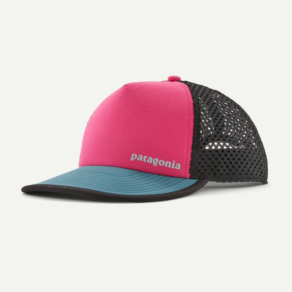 Patagonia duckbill trucker hat in luminous pink