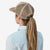 Back of oar tan patagonia fly catcher hat on model