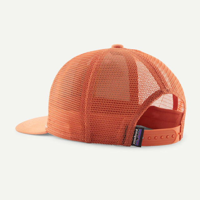 Back view of kids' patagonia trucker hat