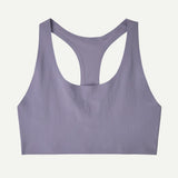 Women's Patagonia Live Simply Bra in concrete purple colour