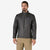 Front on-model view of men's Patagonia Nano Puff jacket in Forge Grey colour