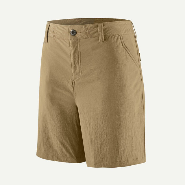 Women's patagonia Quandary 7" shorts in tan colour