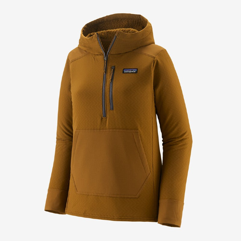 Women's Patagonia R2 CrossStrata Pullover in Shelter Brown colour