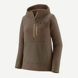 Women's brown Patagonia CrossStrata Pullover