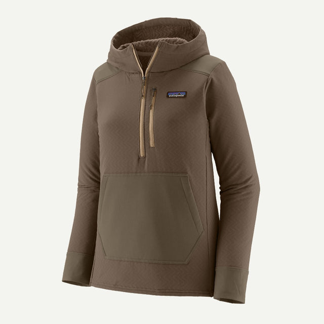 Women's brown Patagonia CrossStrata Pullover