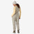 Back on-model view of Patagonia Synchilla Fleece Jumpsuit in oatmeal heather colour