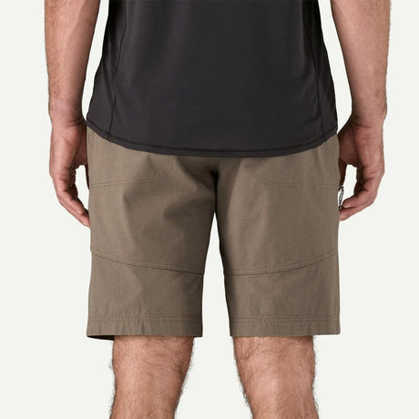 Back view of men's Patagonia Venga Rock Shorts in Win Grey colour