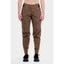 Front on-model view of women's brown Peppermint Cycling pants