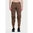 Front on-model view of women's brown Peppermint Cycling pants