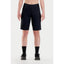 Front on-model view of women's black Peppermint Cycling mountain bike shorts