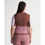 Back view of women's Peppermint Cycling Co. Signature Jersey in blush colour