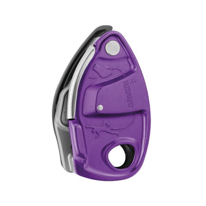 Purple Petzl Grigri + belay device