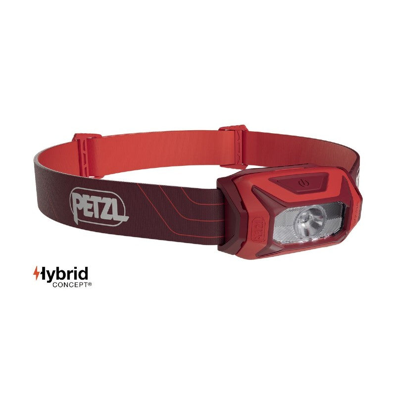 Red Petzl TIKKINA Headlamp